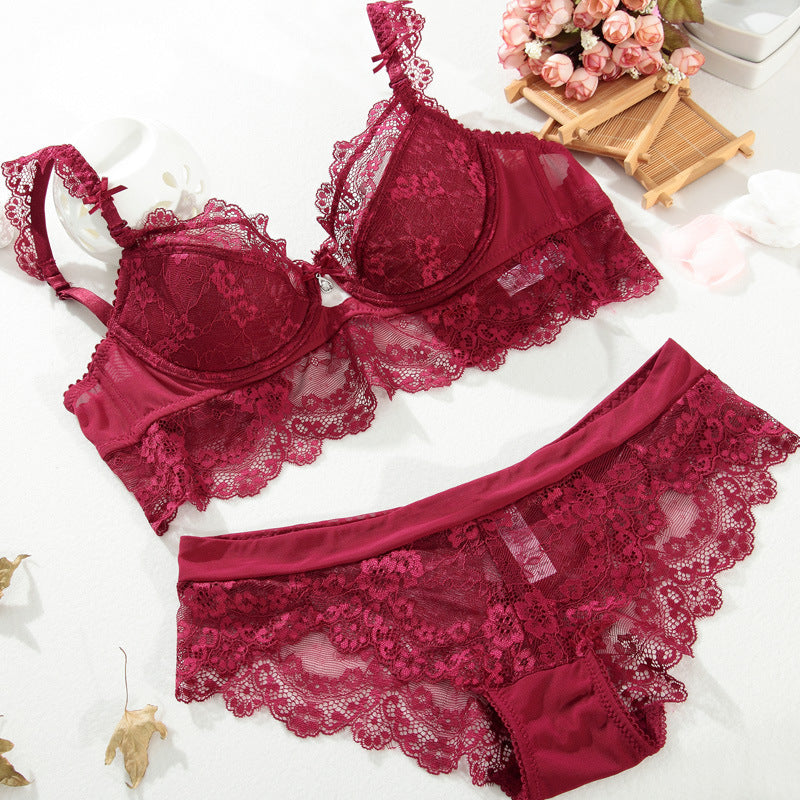 Sexy Lace Women Push Up Bra Sets