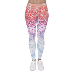 3D Mandala Full Printing Workout Legging