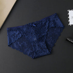 Floral Hollow Out Embroidery Panties